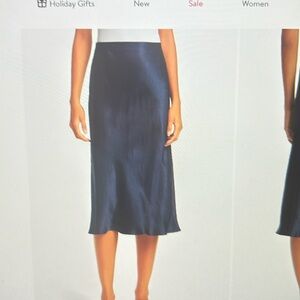 NWT Vince Navy Slip Skirt